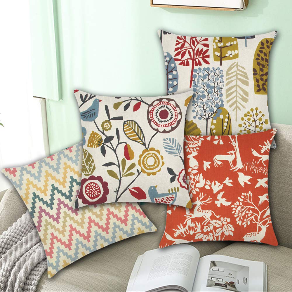 4枚 WeedBag 柄 クッションカバー 45cm x 45cm 大麻 Weed Bag 柄 クッションカバー 4枚 45cm x 45cm